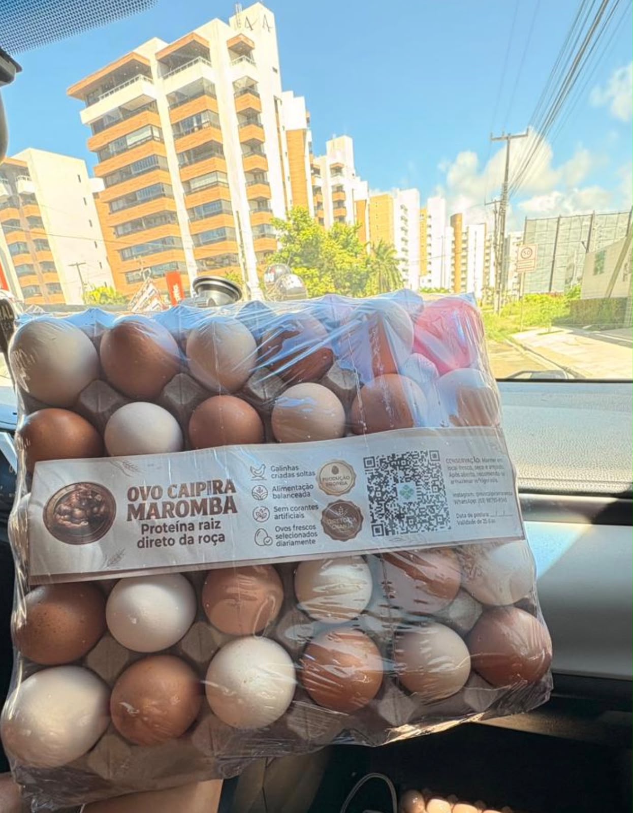 Bandeja Ovo Caipira Maromba 30 ovos